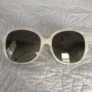 Coach Marble White Rhinestone Sunglasses
